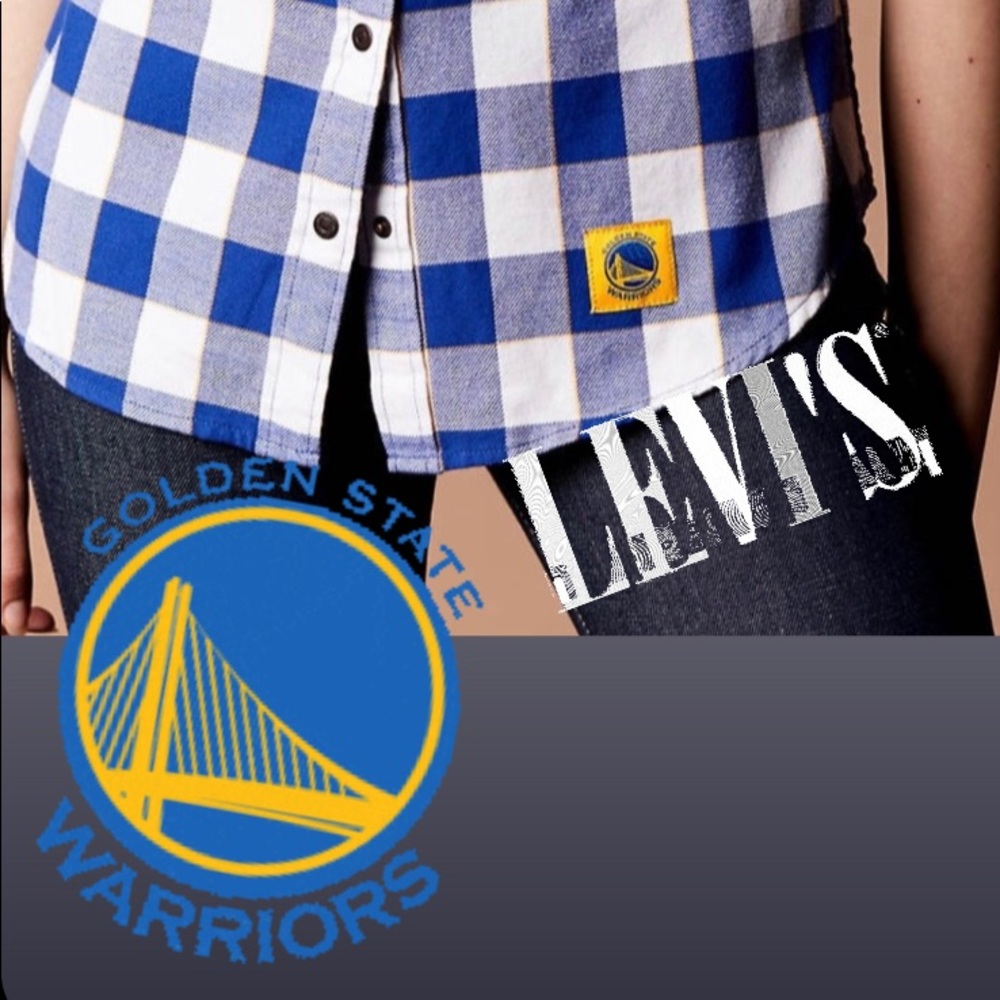 Levi's Golden State Warriors Plaid Shirt